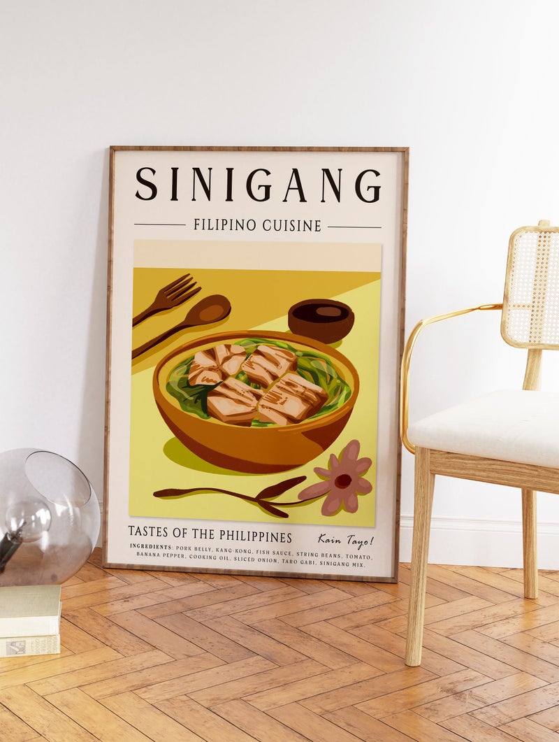 TNESSENTIAL Sinigang Filipino Food Print, Kitchen Poster - Image 3