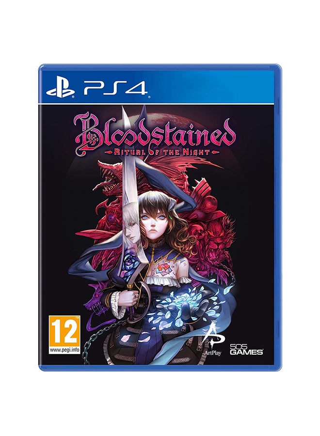505 جيمز لعبة "Bloodstained Ritual Of The Night" (إصدار عالمي) - playstation_4_ps4 - Image 1