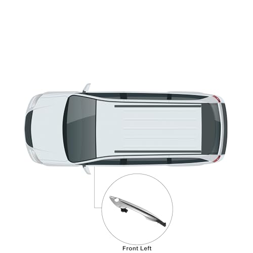 ACROPIX Front Left Car Exterior Outside Door Handle Fit for Hyundai Elantra 2011-2016 No.826513X000 - Pack of 1 - Image 4