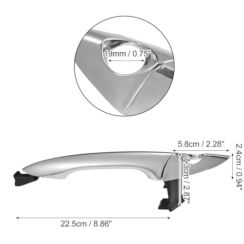 ACROPIX Front Left Car Exterior Outside Door Handle Fit for Hyundai Elantra 2011-2016 No.826513X000 - Pack of 1 - Image 5