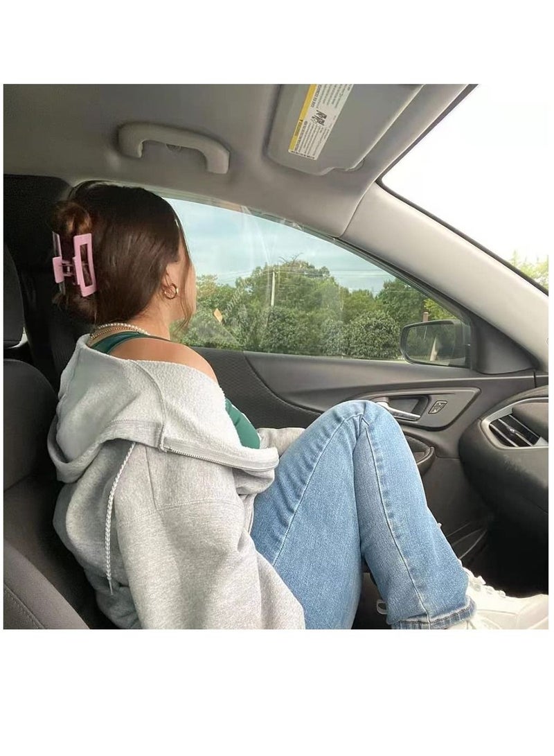 KASTWAVE Large Hair Claw Clips for Women - Claw Hair Clips for Thick Hair Matte Claw Clip for Women Hair Accessories Strong Hold Girls French Design Jaw Barrettes Gift for Long Curly Hair Clamps - Image 3