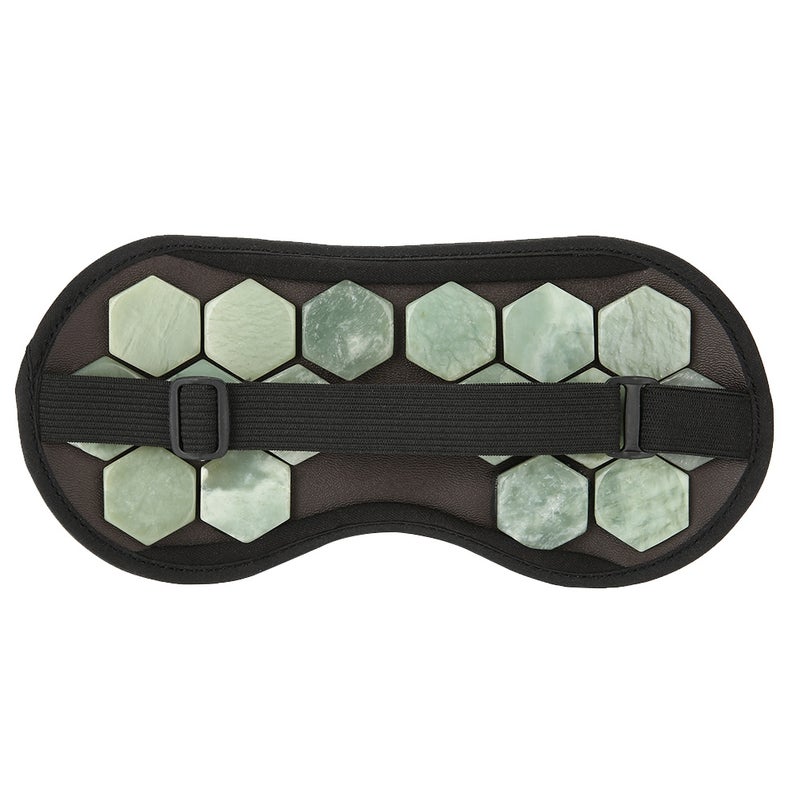 Natural Jade Stone Germanium Eye Mask Magnet Therapy Sleeping Eyeshade Health Care Jade Stone - Image 1