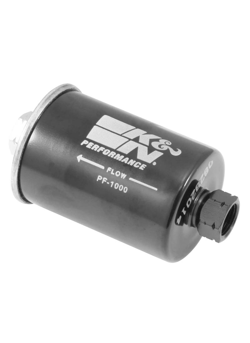K+N K&N Gasoline Fuel Filter: High Performance Fuel Filter, Premium Engine Protection, Compatible with 1982-2013 GM Truck/Passenger Car Fuel Injected Gasoline Engines, PF-1000  - Image 1