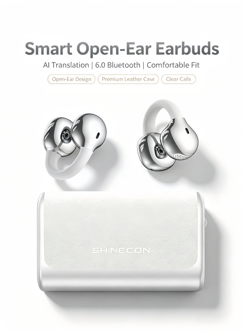 Shinecon Bluetooth Earphones with AI Intelligent Translation for Sports - Image 1