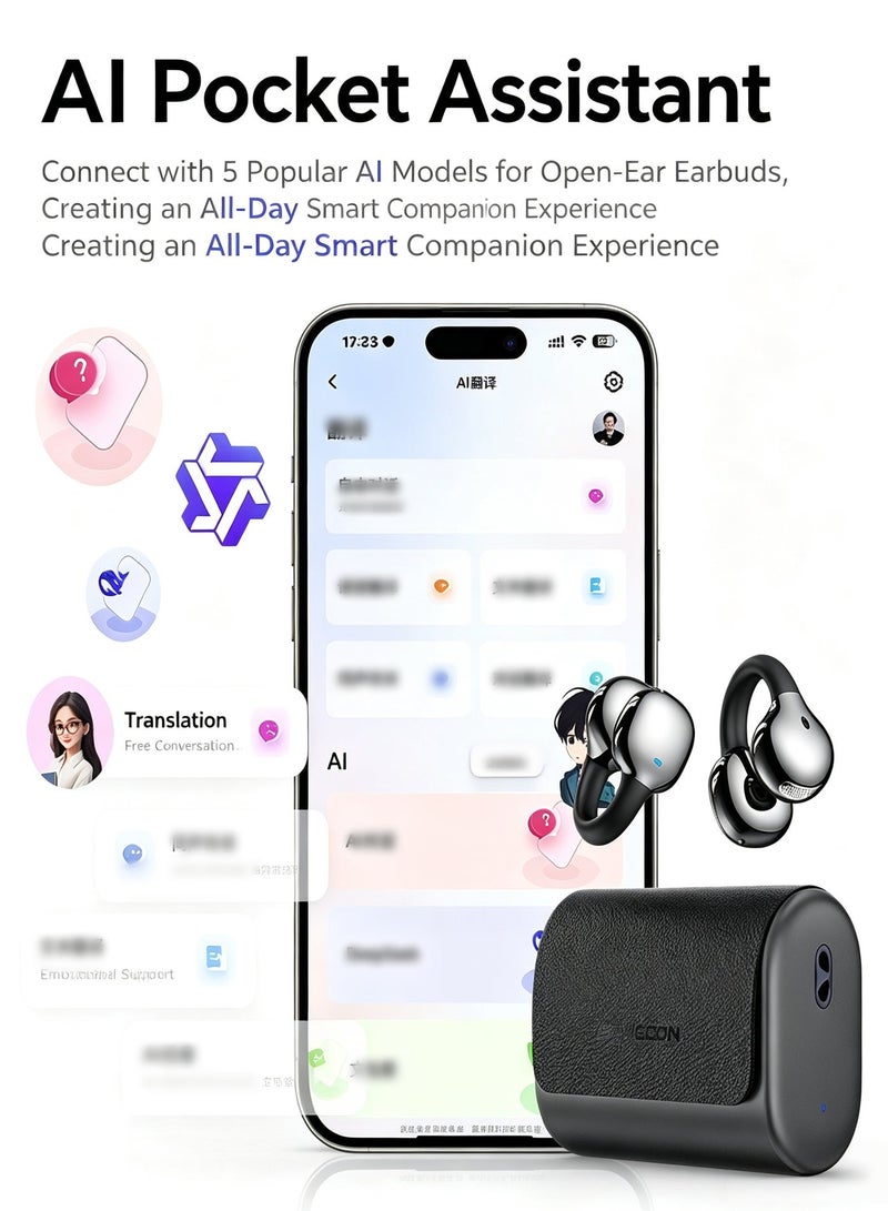 Shinecon Bluetooth Earphones with AI Intelligent Translation for Sports - Image 4