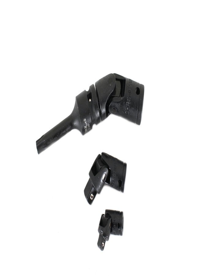 TEMO Impact Universal Joint 3 pc Set: 1/4 Inch, 3/8 Inch, 1/2 Inch - Image 4