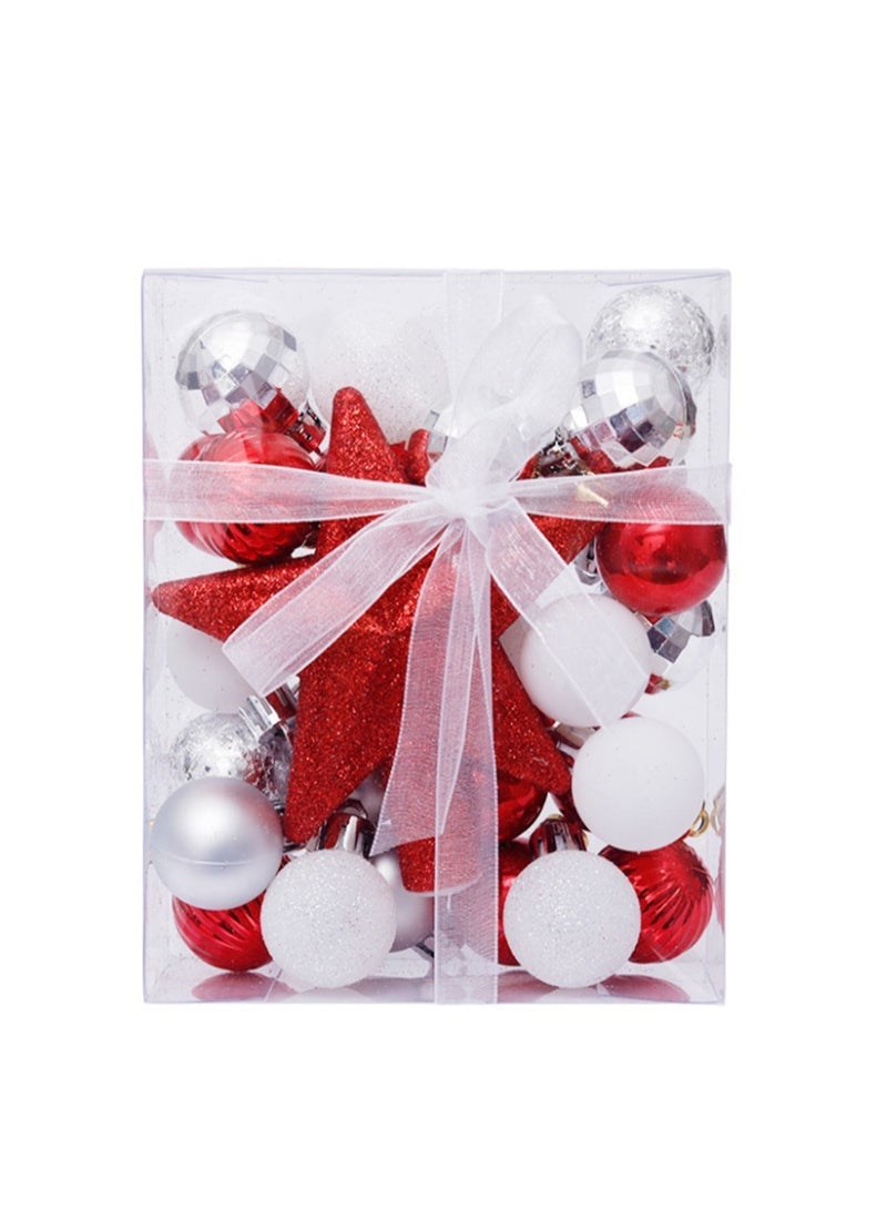 30-Piece Tree Hanging Decorations Balls Set 3cm - Image 1
