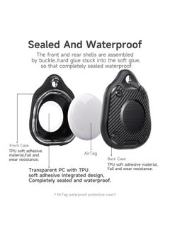 Generic Waterproof Airtag Protective Cover For Apple Location Tracker AirTag Key Pet Three-proof Protective Case-Color:Royal Blue-Applicable Models:Airtag  - Image 3