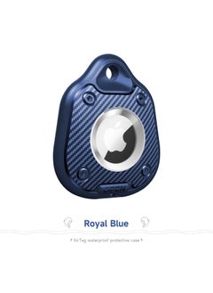 Waterproof Airtag Protective Cover For Apple Location Tracker AirTag Key Pet Three-proof Protective Case-Color:Royal Blue-Applicable Models:Airtag
