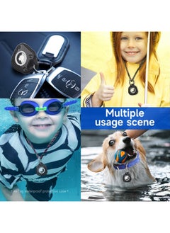 Generic Waterproof Airtag Protective Cover For Apple Location Tracker AirTag Key Pet Three-proof Protective Case-Color:Royal Blue-Applicable Models:Airtag  - Image 5