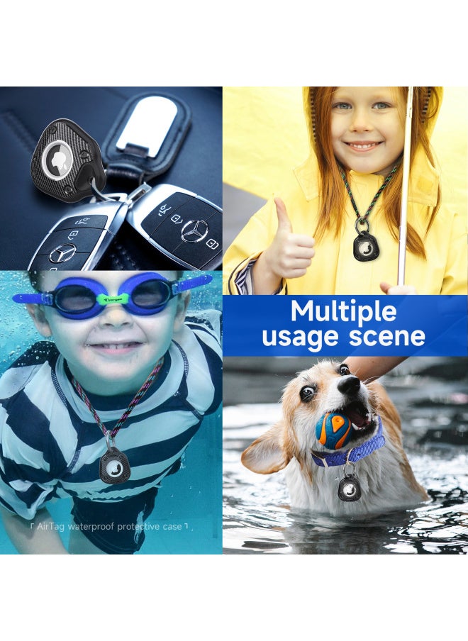 Generic - Waterproof Airtag Protective Cover For Apple Location Tracker AirTag Key Pet Three-proof Protective Case-Color:Royal Blue-Applicable Models:Airtag - Image 1