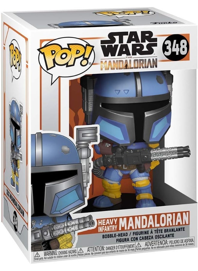 Funko - Funko POP! Star Wars: the Mandalorian - Big Tom - Heavy Infantry Mandalorian - Collectable Vinyl Figure - Gift Idea - Official Merchandise - Toys for Kids & Adults - TV Fans - Image 1