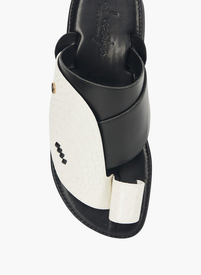 Al Waha Men's Arabic Sandals with Toe Loop - Ramadan Collection - Image 3