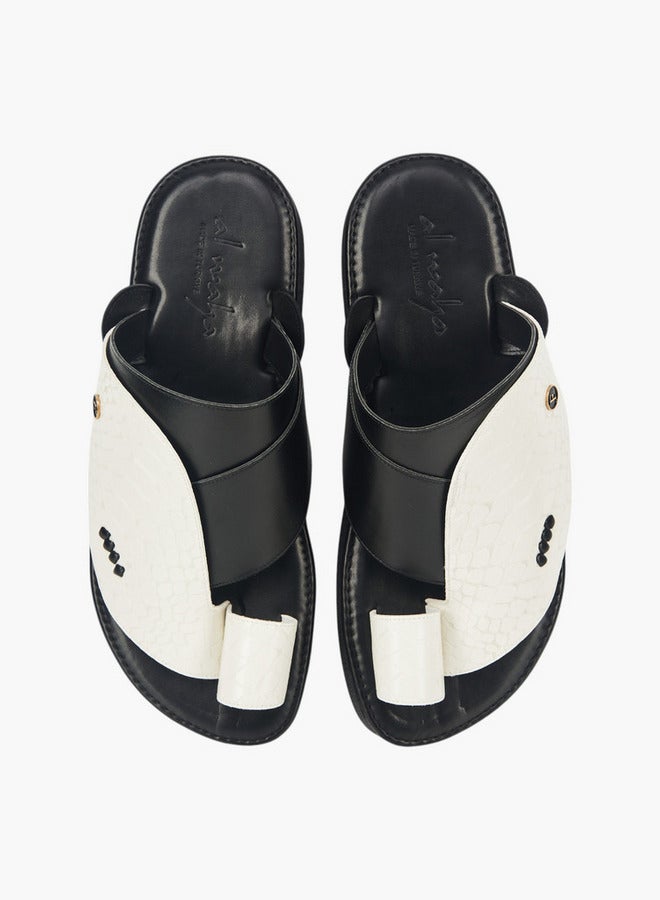 Al Waha Men's Arabic Sandals with Toe Loop - Ramadan Collection - Image 1