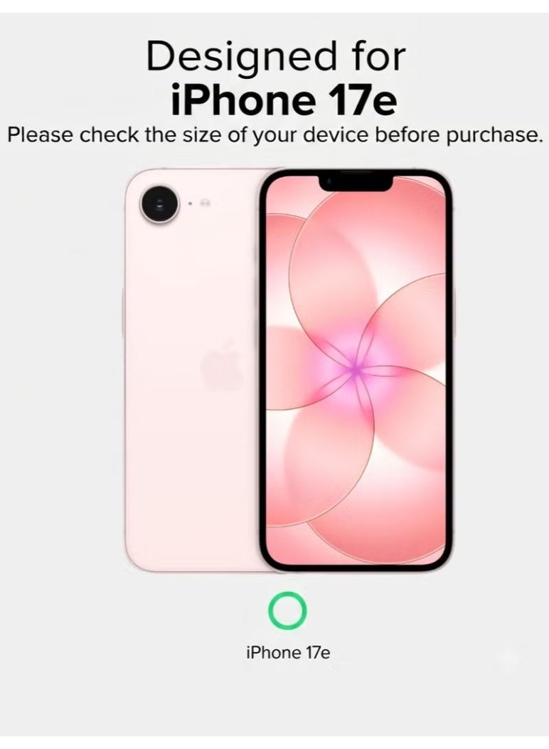 Gulf Trend iPhone 17e Silicone Protective Case for 6.1 Inch, Soft Liquid Silicone Cover with Microfiber Lining, Shockproof Anti-Scratch Slim Phone Case, Raised Camera & Screen Bezels, Anti-Fingerprint, Lightweight, Flexible, Comfortable Grip with Precise Cutouts - Image 2