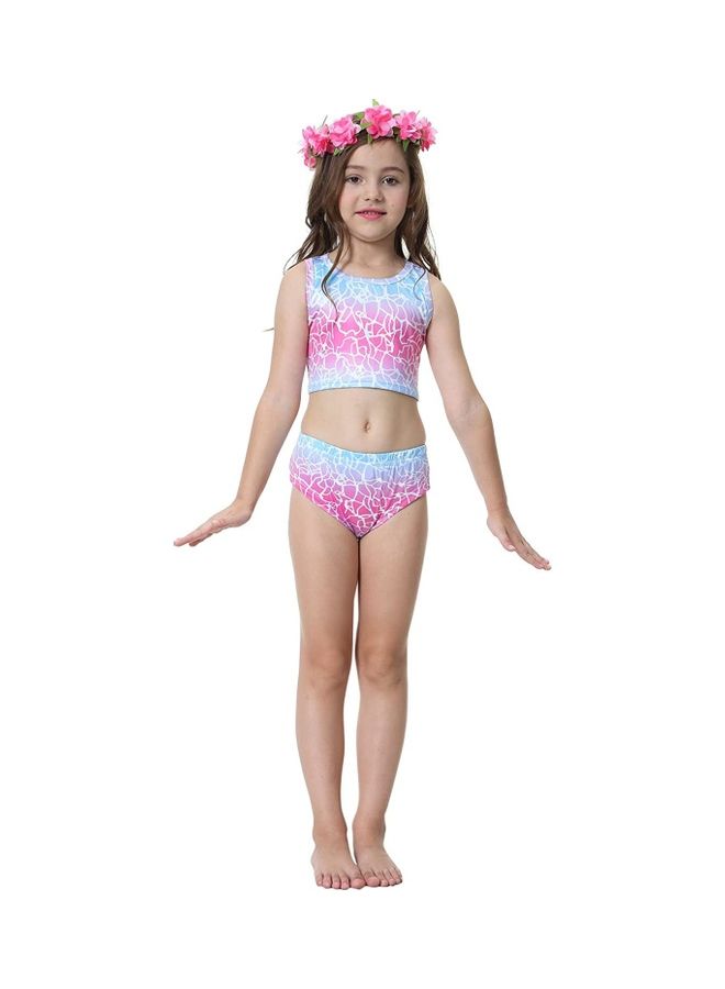 NIBEMINENT 3-Piece Mermaid Themed Costume Set 130cm - Image 3