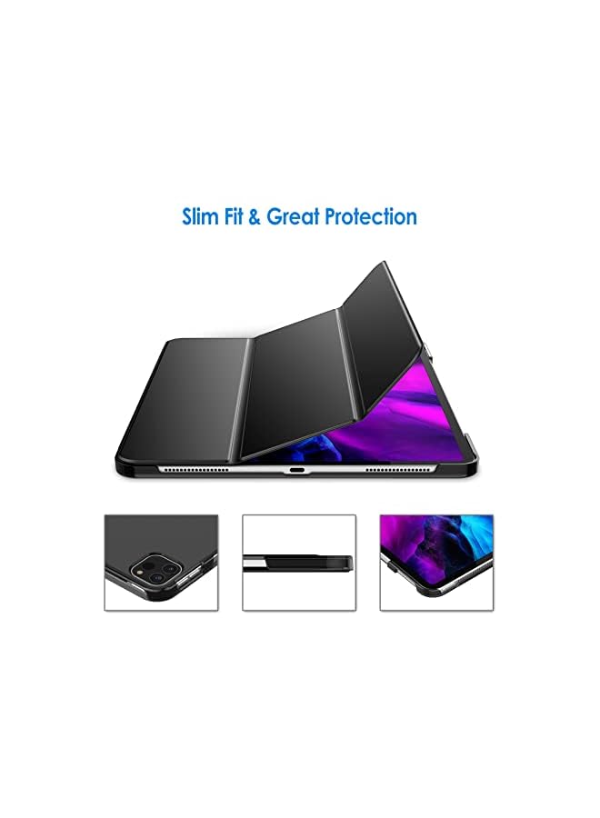 Jetech Case for iPad Pro 12.9-Inch (2020/2018 Model), Compatible with Pencil, Cover Auto Wake/Sleep (Black) - Image 3