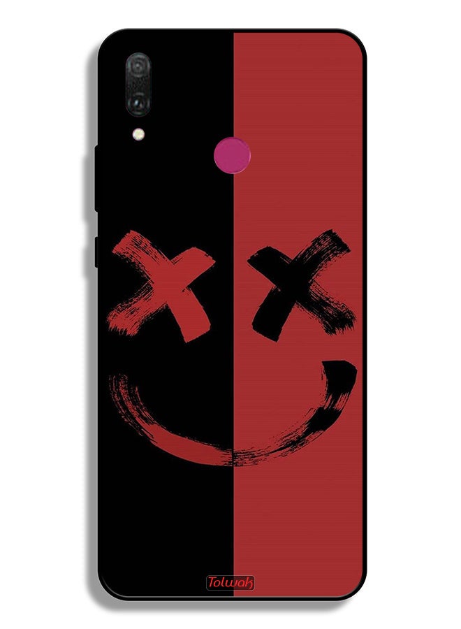 Tolwak Huawei Y9 (2019) Protective Case Cover Marshmallow Art Pattern - Image 2