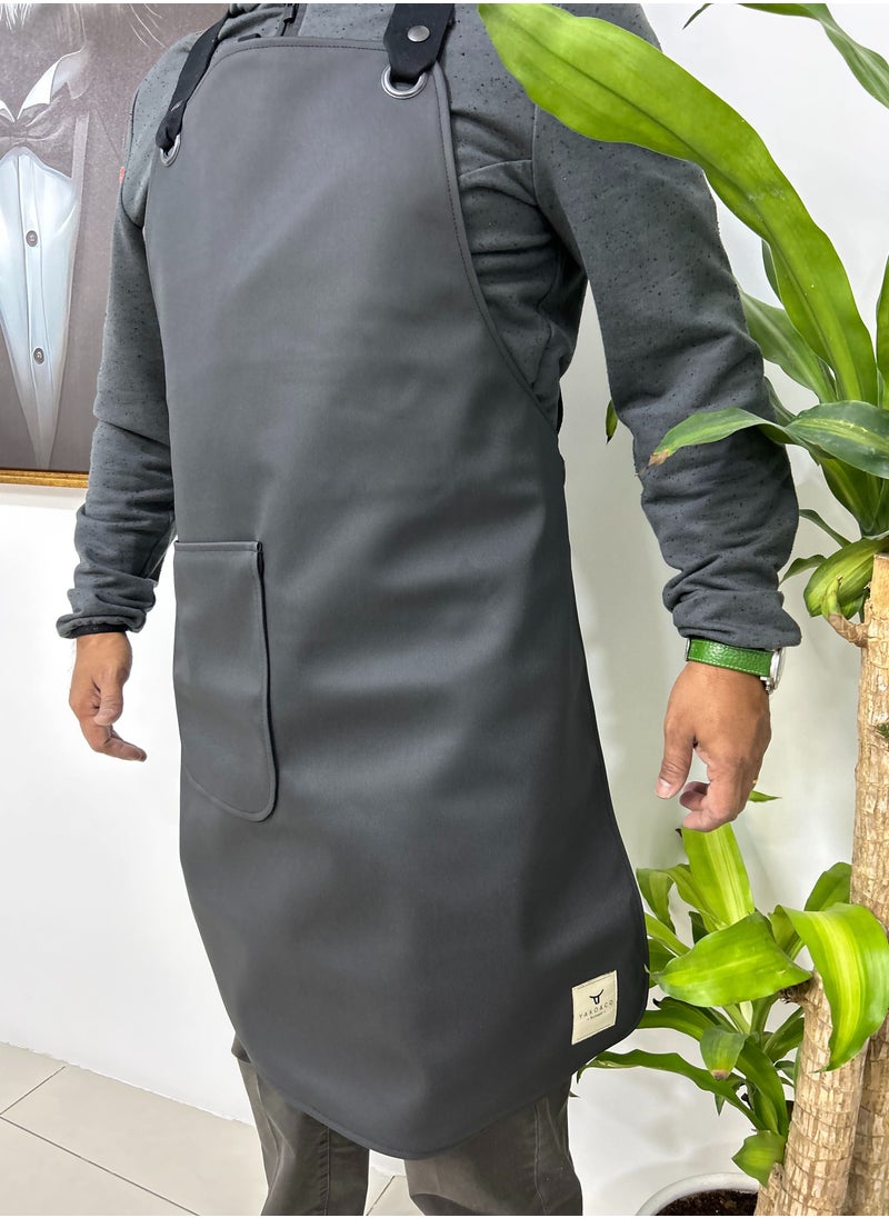 Yako & Co Gardener’s (Vegan smooth look)  Apron - Charcoal Black (Portugal)  - Image 3