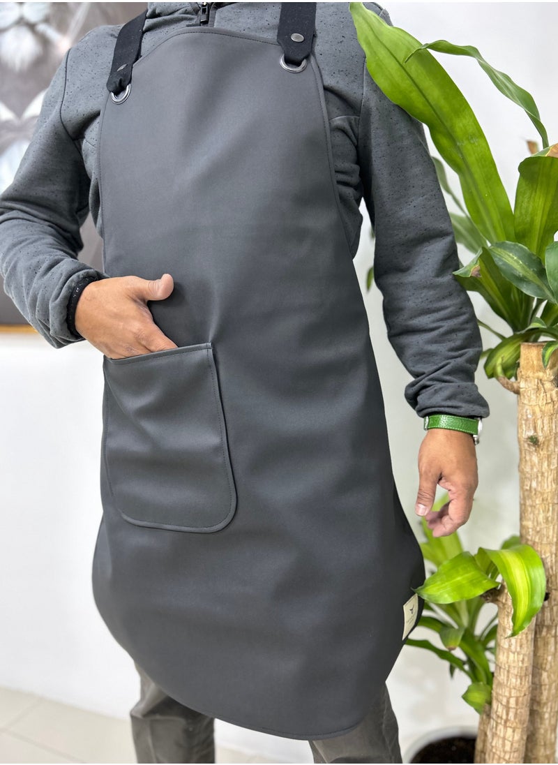 Yako & Co Gardener’s (Vegan smooth look)  Apron - Charcoal Black (Portugal)  - Image 4