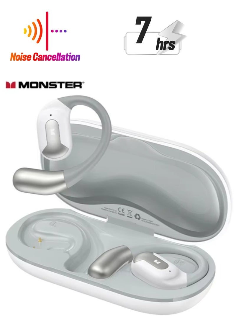 Monster AC317 Bluetooth 5.4 Headphones Ipx5 Wireless Headphones Enc Noise Reduction Headphones for iOS Android - Image 1