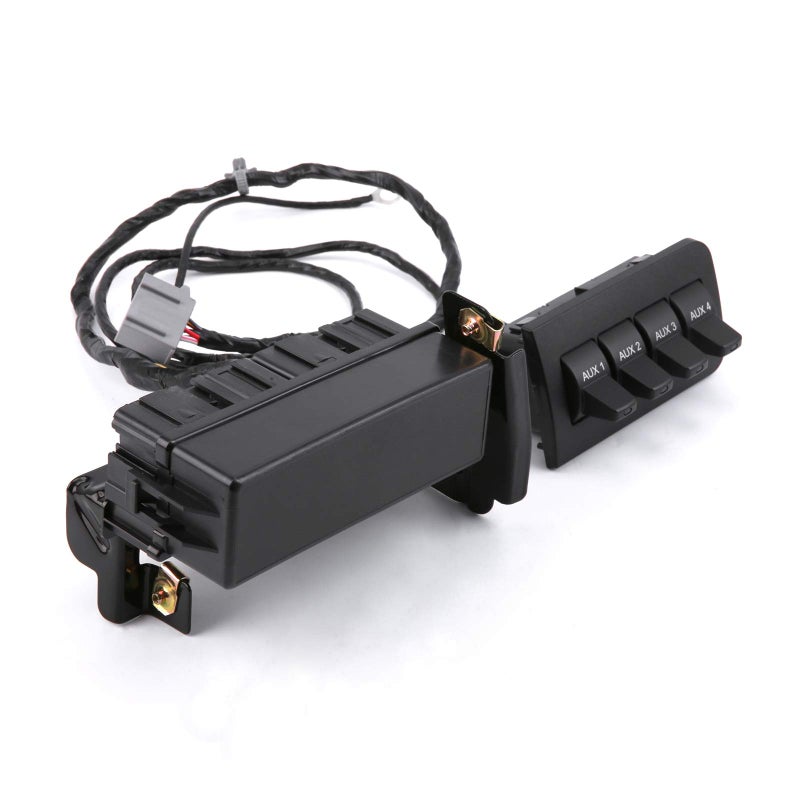 WEILEITE InDash Auxiliary Upfitter Switch Panel Kit Compatible With Ford F250 F350 F450 F550 F650 F750 20112016 Super Duty Replaces BC3Z14A303B AL3Z13D730AA AL3Z13D730AA