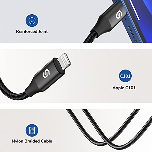 Syncwire Genuine Apple MFI Certified Aux Cord - 3.3FT iPhone Aux Cord for Car Stereo, Speaker, Headphone Compatible with iPhone 14/14 Pro/14 Pro Max/13/12/11/XR/X/8 - Image 4