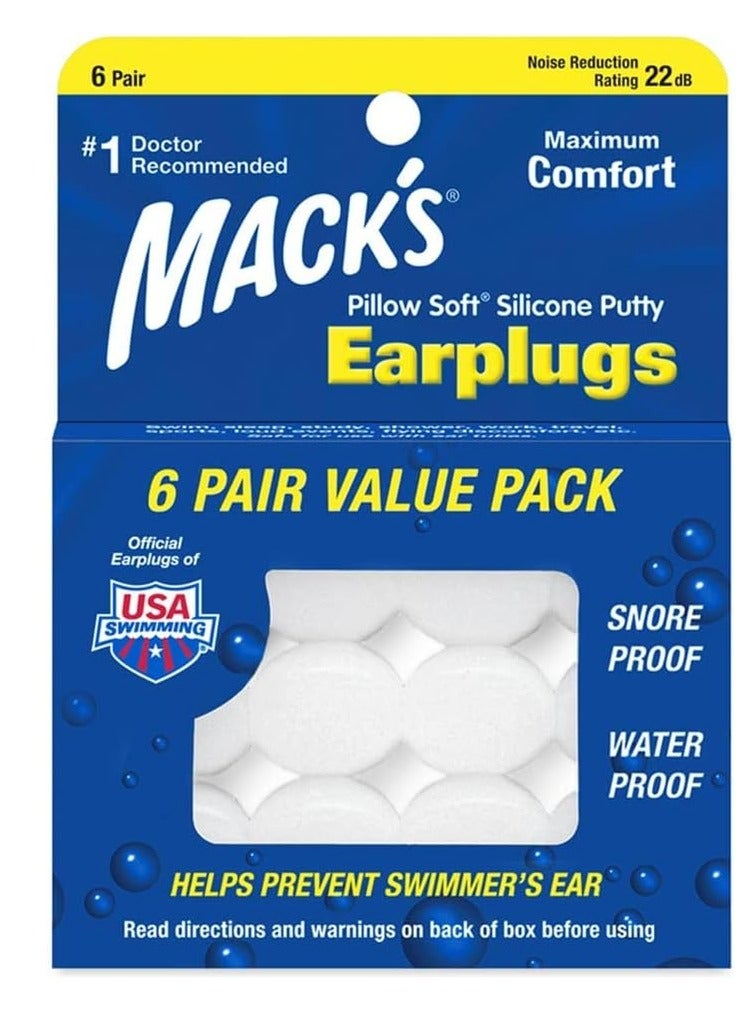 Mack's Macks Soft Silicone Oil Control Pad, Value Pack, 6 Units  - Image 1