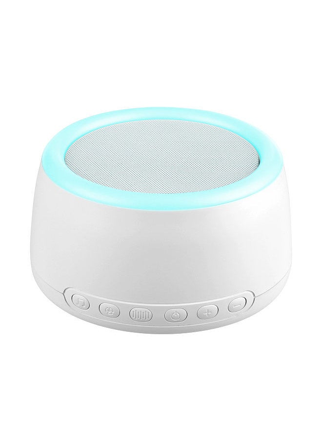 Generic - Desktop Rechargeable White Noise Machine Sleep Therapy Sound Machine 30 Soothing Sounds 30min/60min Timer/Loop Playback BT Connection with Colorful Touch Control Night Light - Image 1