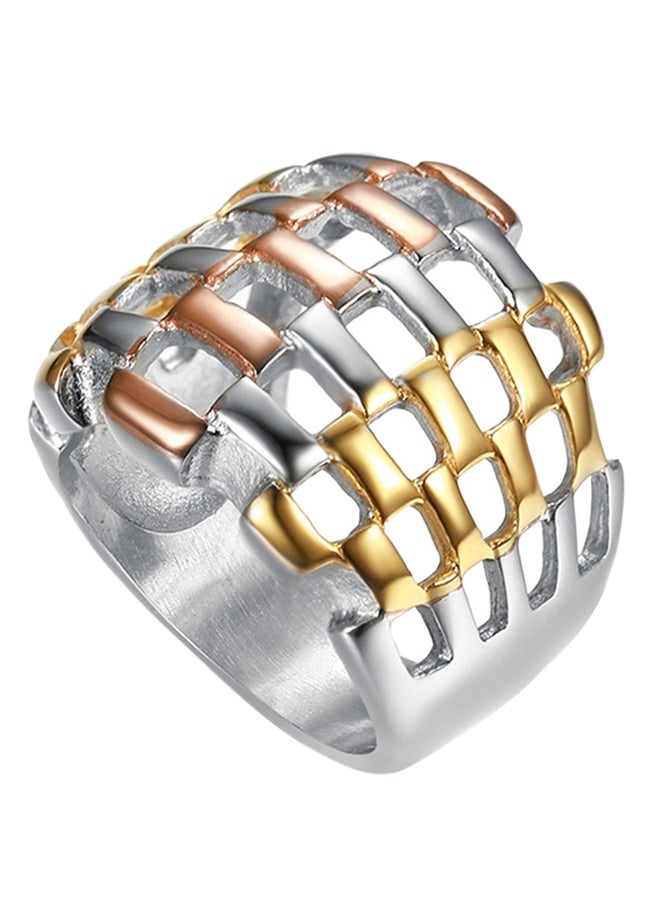 Titanium Steel Tri-Color Ring - Image 1