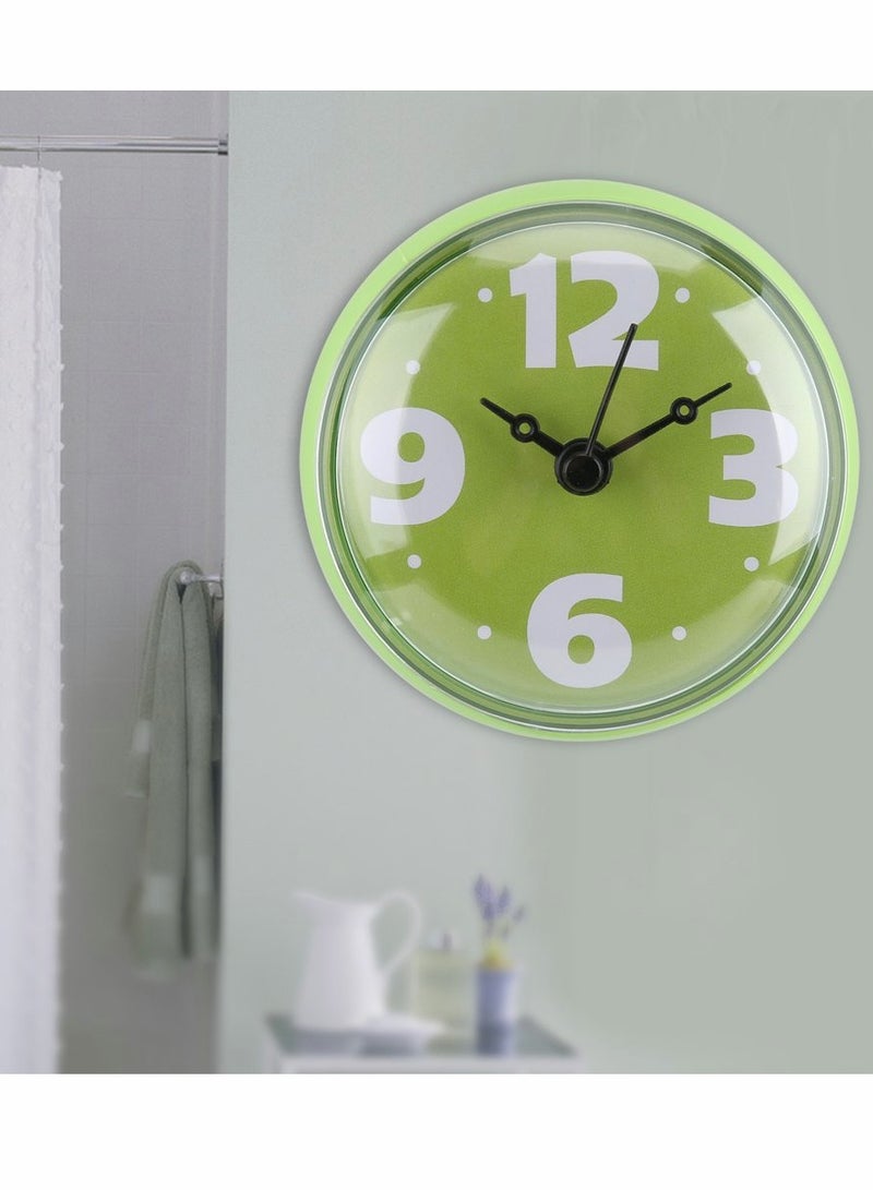 Waterproof Bathroom Clock, Shower Clock, Wall Clock, Silent Non-Ticking Battery Operated, Suction Cup Wall Clock, Kitchen Clock - Image 5