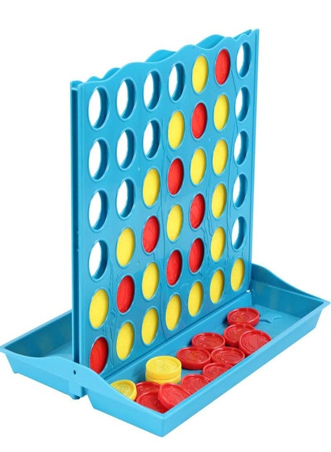 JOYCY Line-Up 4 Game | Classic 2-Player Strategy with Yellow and Red Discs | Vertical Connect Game for Kids and Families | Educational Fun Travel Game - Image 4