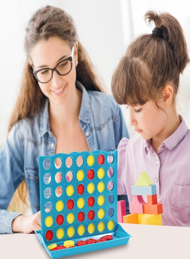 JOYCY Line-Up 4 Game | Classic 2-Player Strategy with Yellow and Red Discs | Vertical Connect Game for Kids and Families | Educational Fun Travel Game - Image 2