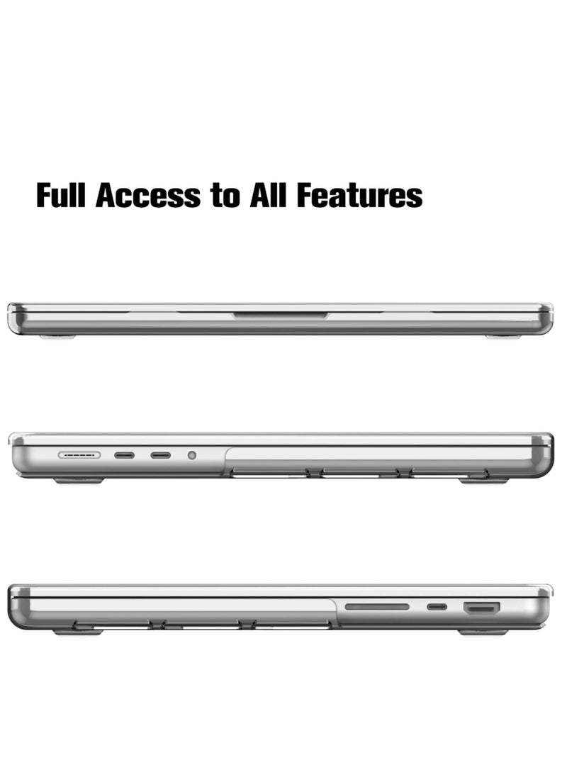 Generic - Hard Shell Case Protective Snap On Cover Compatible with MacBook Pro 16 inch Case 2023-2021 Model A2780 A2485 M2 M1 Pro/Max Clip Full Protection Plastic Hard Shell Case - Image 1
