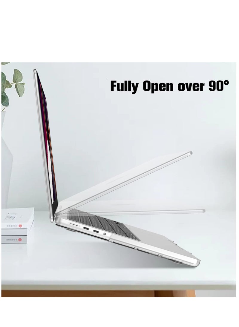 Generic - Hard Shell Case Protective Snap On Cover Compatible with MacBook Pro 16 inch Case 2023-2021 Model A2780 A2485 M2 M1 Pro/Max Clip Full Protection Plastic Hard Shell Case - Image 1
