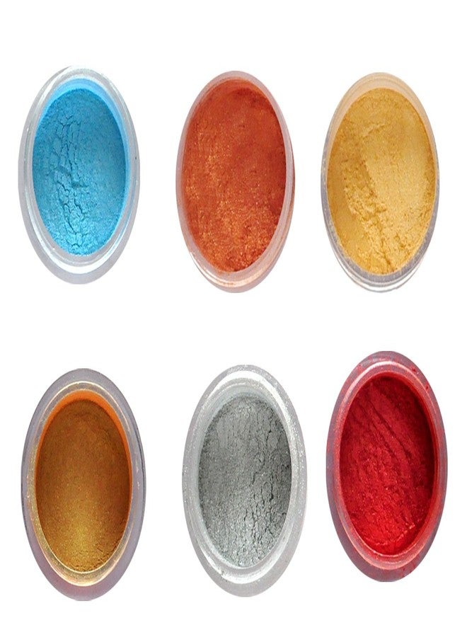 Vozwa Shining Eyeshadow Shimmer Powder (Copper, Golden, Maroon, Blue, Silver, Gold Gradient)(0039) - Image 1