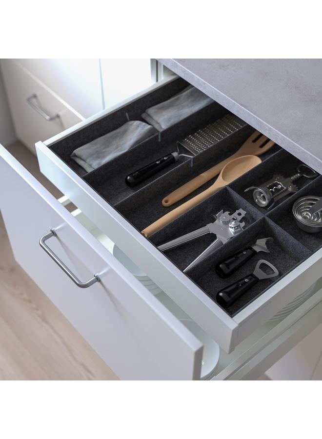 Zaboon Adjustable Organiser For Drawer, Grey, 60 Cm - Image 4
