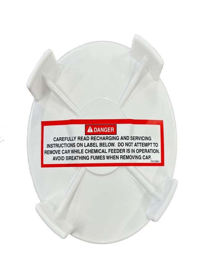 Poolzilla Chlorinator Replacement Lid - Compatible with Pentair R172008W, Rainbow 300, 302, 300-29X, 320, 322 - Automatic Chlorinator Feeder - Image 4