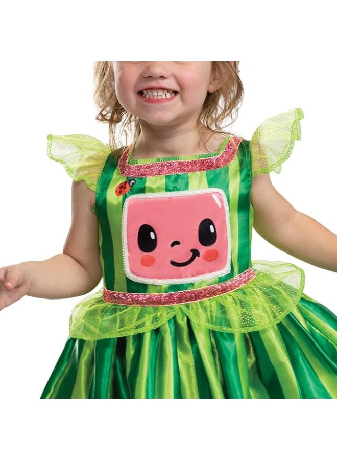 Disguise Cocomelon Toddler Dress, Official Cocomelon Costume Tutu Outfit for Kids ,Medium 3-4 - Image 1