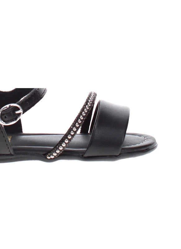 MOLEKINHA Molekinha Infant Girls Sandals With Back Strap Black | Made In Brazil