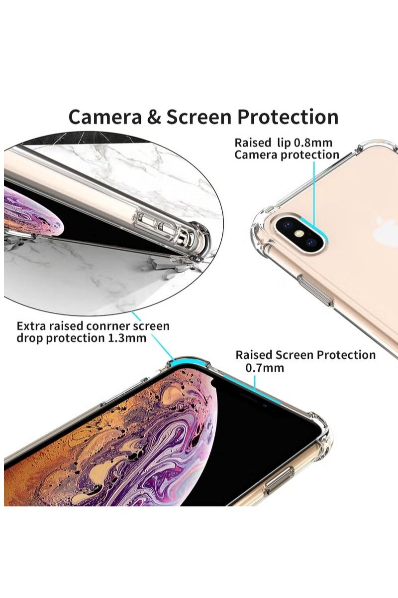 Shockproof Clear Case Compatible with iPhone XS Max - Image 4