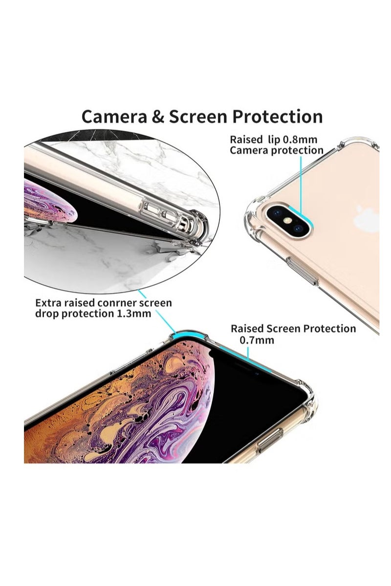 Shockproof Clear Case Compatible with iPhone XS Max - Image 5