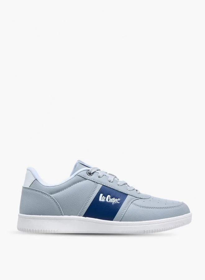 لي كوبر Men's Panelled Lace-Up Sneakers