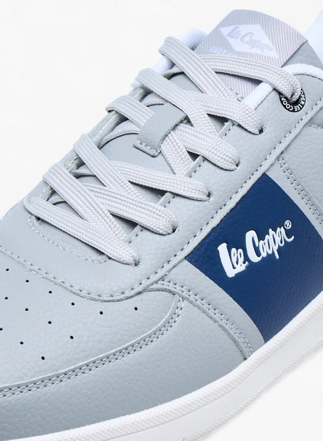 Lee Cooper Men's Panelled Lace-Up Sneakers