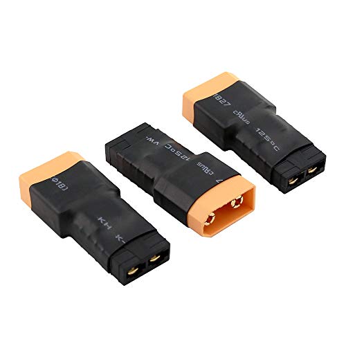 OliRC 3pcs No Wires Connector XT90 Male Connector Adapter PlugC483 - Image 1