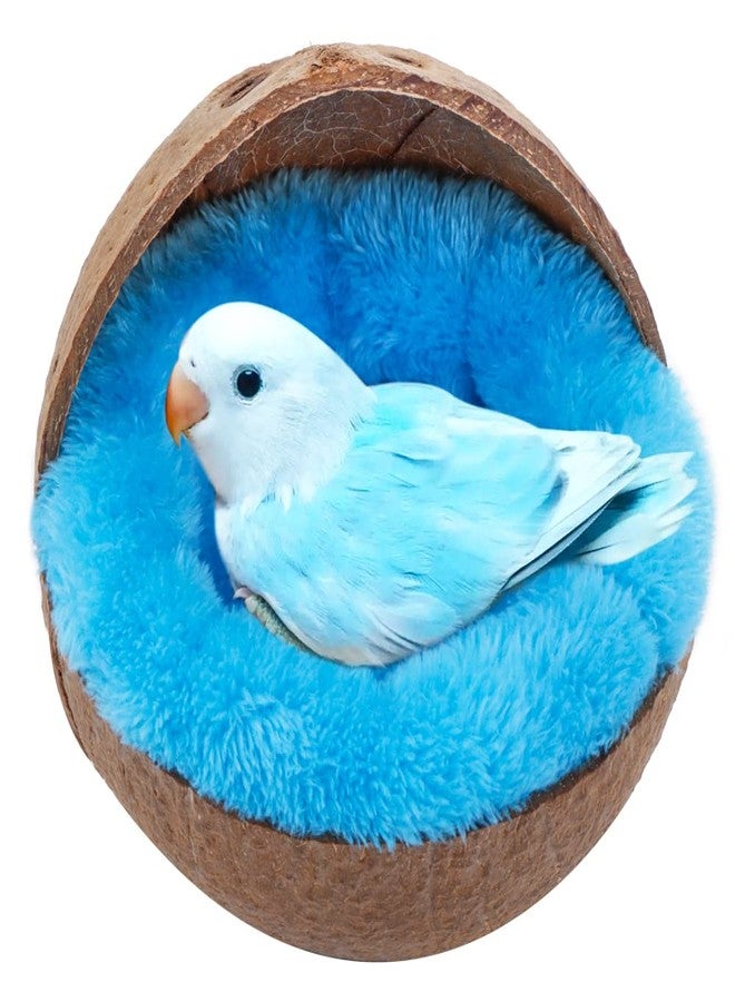 في تربو واي VTurboWay عبوة من قطعتين من حصيرة عش الطيور، وسادة من قشرة جوز الهند للطيور مثل الببغاء، والبادجي، والباراكيت، والكوكاتيل، والكونيور، وطيور الحب، والكناري، والفينش (قد تختلف الألوان) - Image 3
