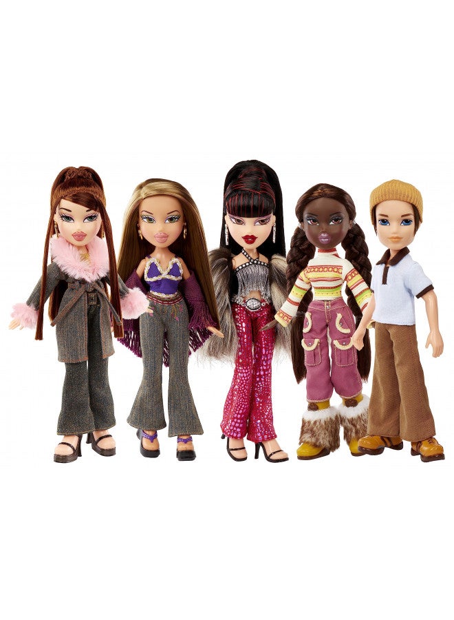 BRATZ دمية أزياء براتز الأصلية فيانا سلسلة 3 مع 2 زي وملصق، لجمعها للأعمار 6 7 8 9 10+ - Image 4