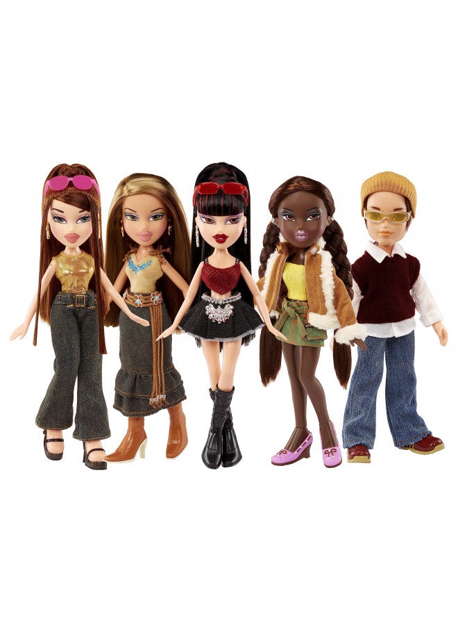 BRATZ دمية أزياء براتز الأصلية فيانا سلسلة 3 مع 2 زي وملصق، لجمعها للأعمار 6 7 8 9 10+ - Image 5