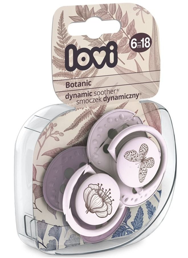 lovi - Lovi 2-Piece Dynamic Silicone Soother Set 6-18 m - Image 1