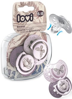 Lovi 2-Piece Dynamic Silicone Soother Set 6-18 m